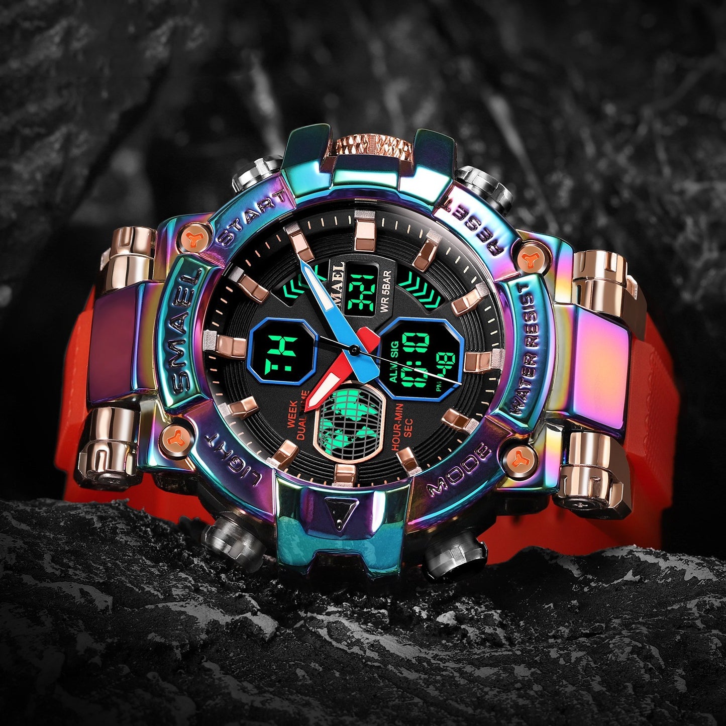 Colorful Alloy Watch Men's Outdoor