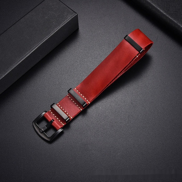 Retro Top Layer Cow Leather Watch Strap