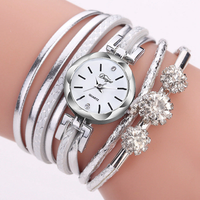 Bracelet watch crystal clock quartz watch