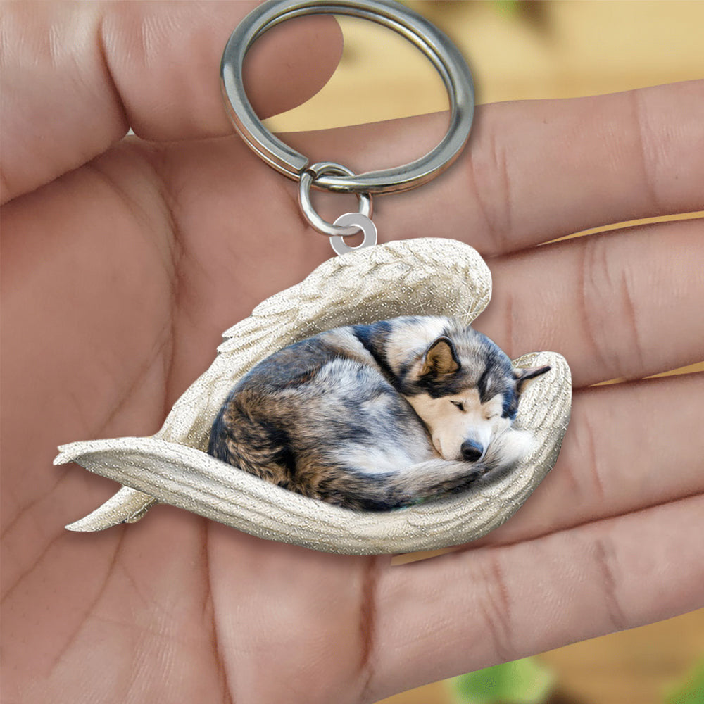 Creative Fashion Cute Dog-shaped Acrylic Keychain