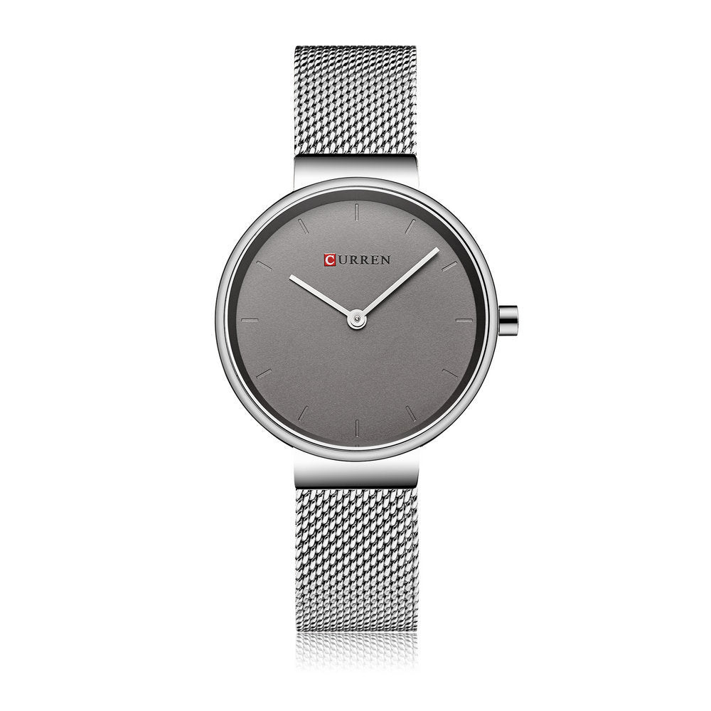 Modern Mesh Belt Quartz Watch for Women
