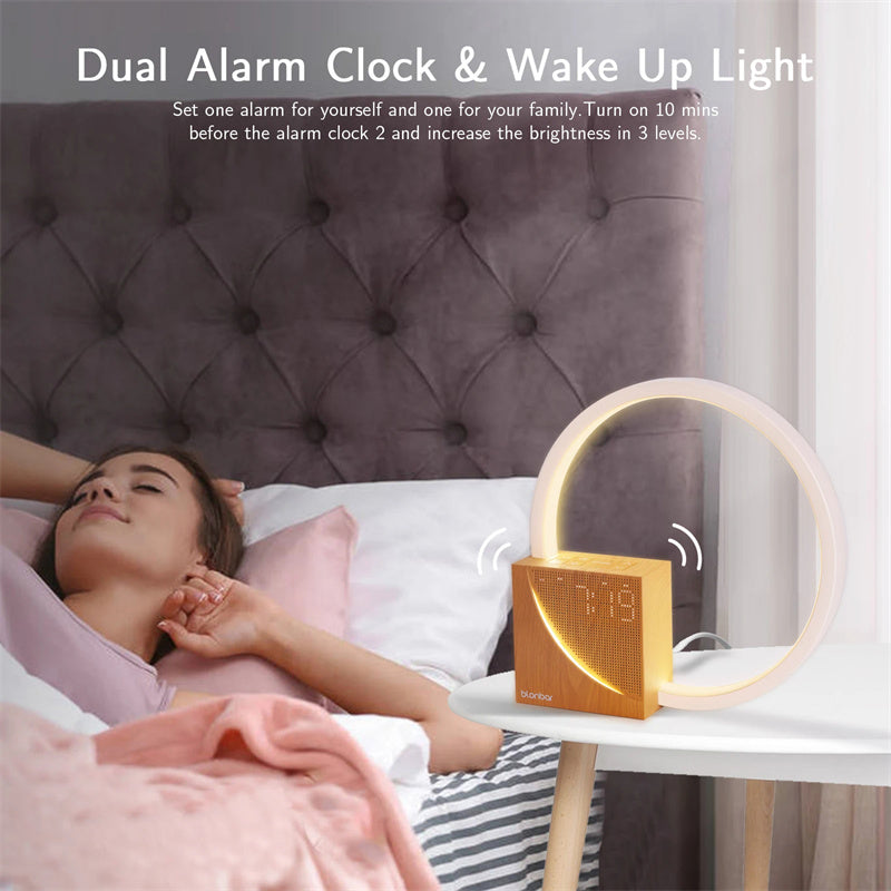 Multifunctional Touch Bedside Lamp with Natural Sounds