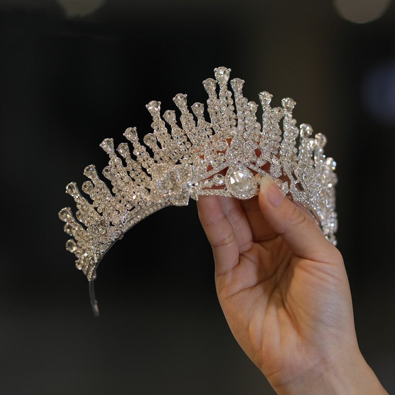 Bridal Wedding Dress Headdress Crown Alloy Rhinestone Temperament Sweet Luxury