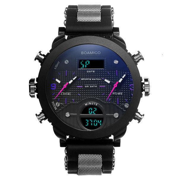 Boamigo™ Men's LED Digital Quartz Military Sports Watch