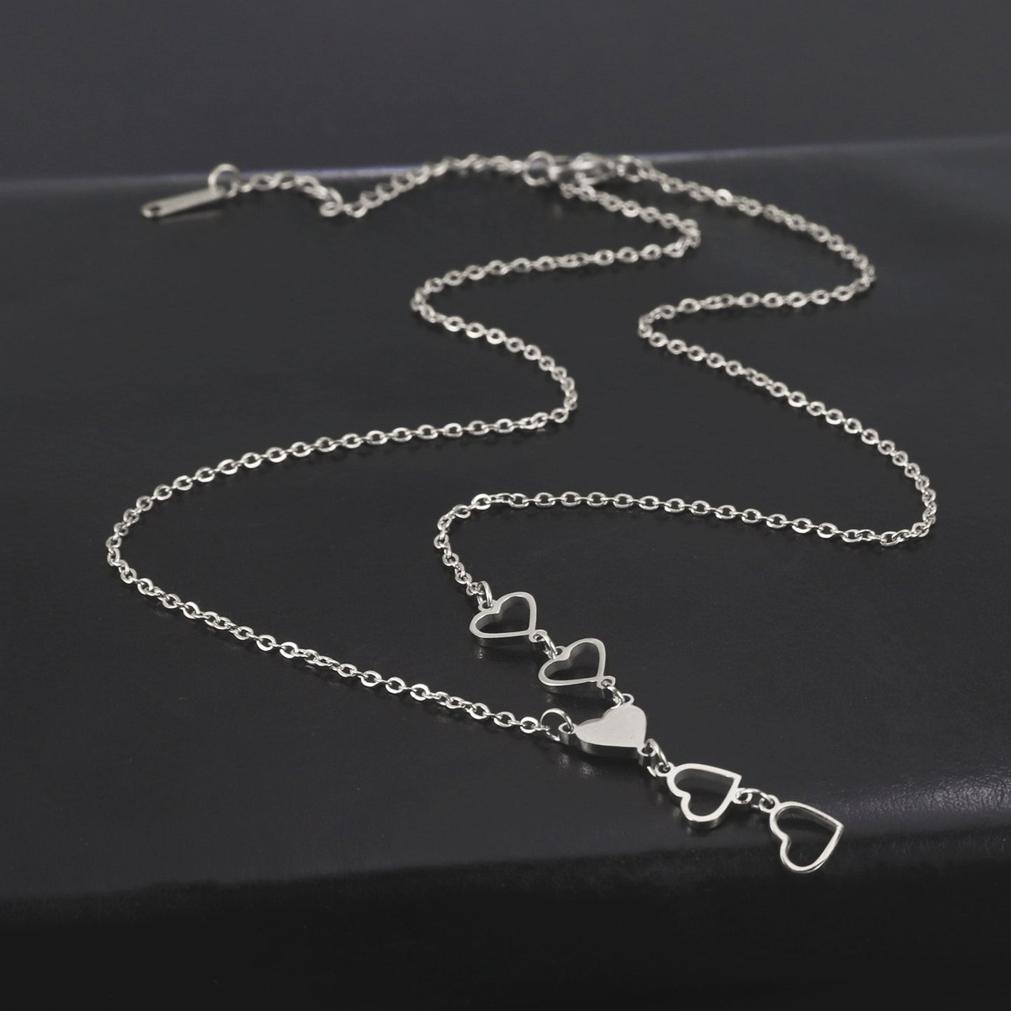 Fashion Love Pendant Stainless Steel Necklace