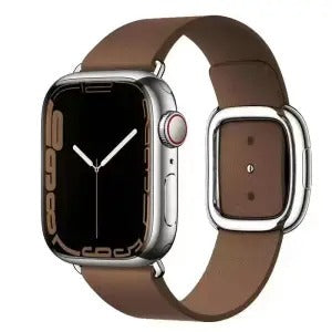 Modern Magnetic Buckle Style Leather Strap