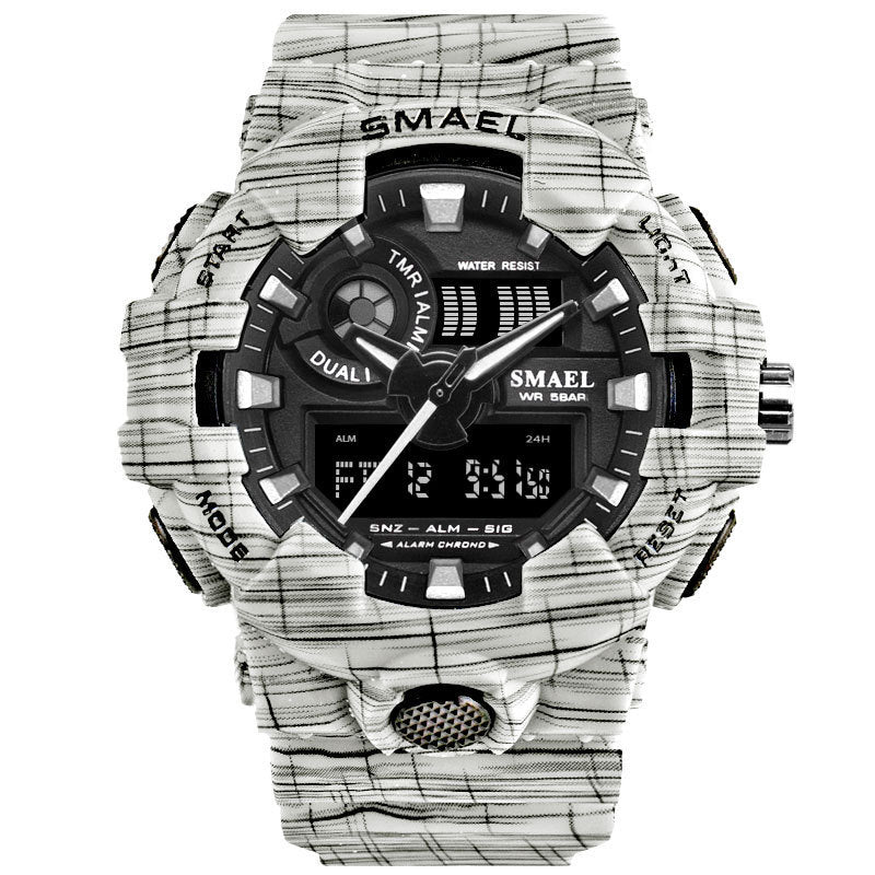 Shockproof Military Men's Fashion Waterproof Chronograph Luminous Electronic Watch