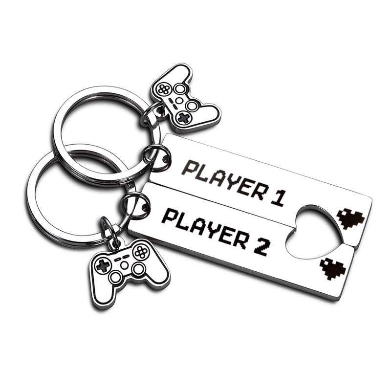 Game Keychain Boyfriend Husband Couple Birthday