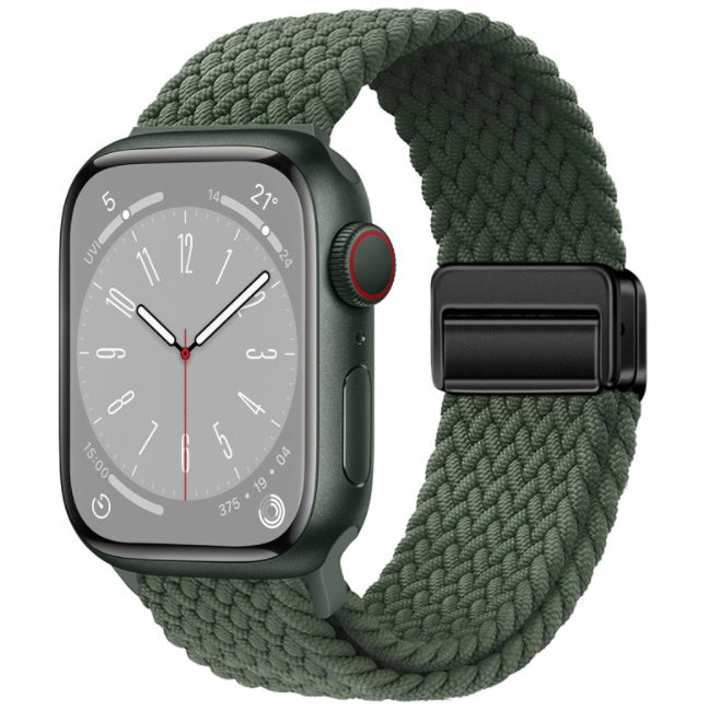 Magnetic Buckle Woven Loop Integrated Strap