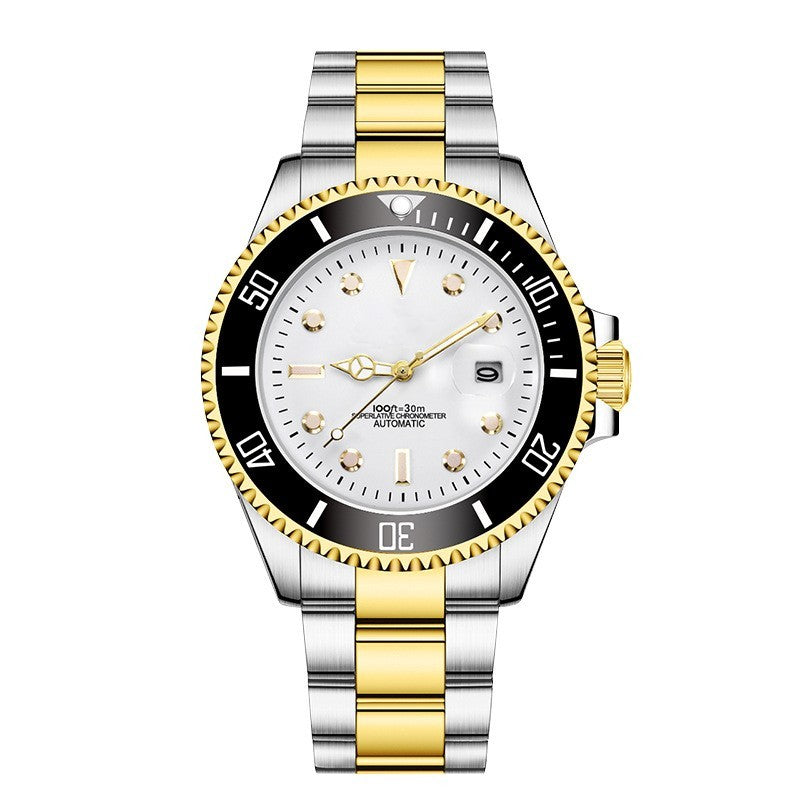 Stainless Steel Band Men's Mechanical Watch