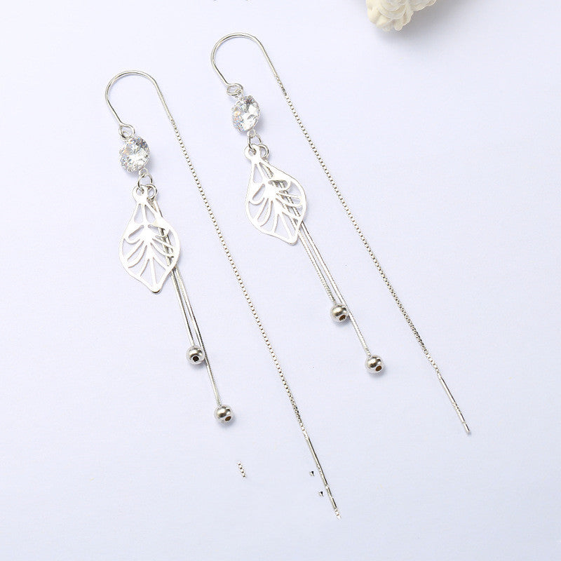 Leaf European And American Earrings Women