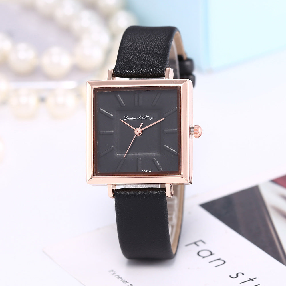 Women's Square Fashion Classic Quartz Watch