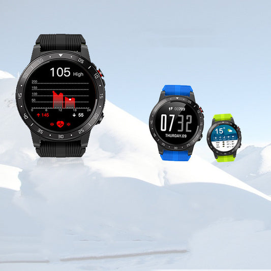 Air Pressure Compass GPS Watch Color Screen Bluetooth Watch