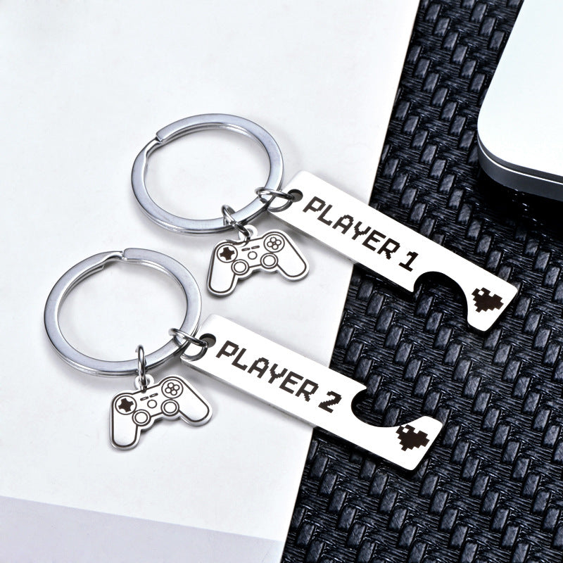 Game Keychain Boyfriend Husband Couple Birthday