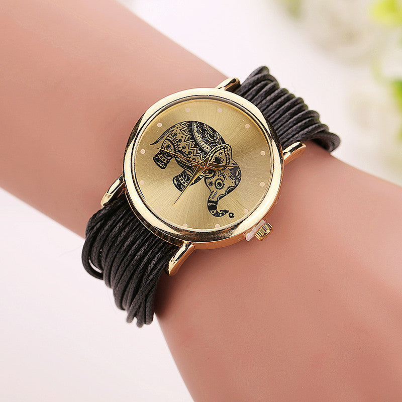 Creative elephant watch