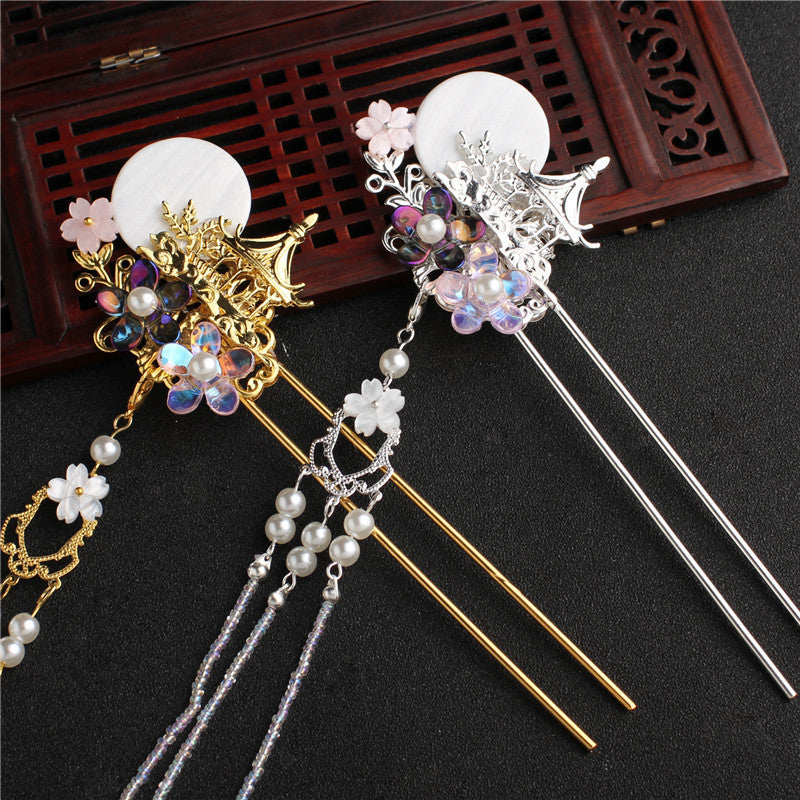 Ancient Costume Hairpin Accessories Tassel Walking Fairy Girl