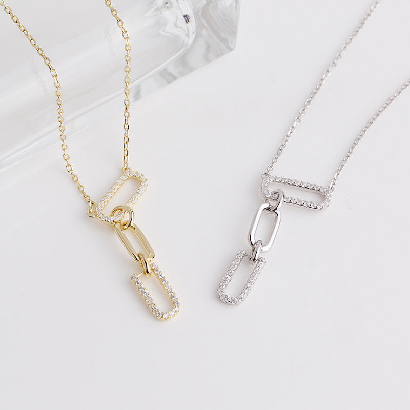 Simple Fashion Geometric Clavicle Chain