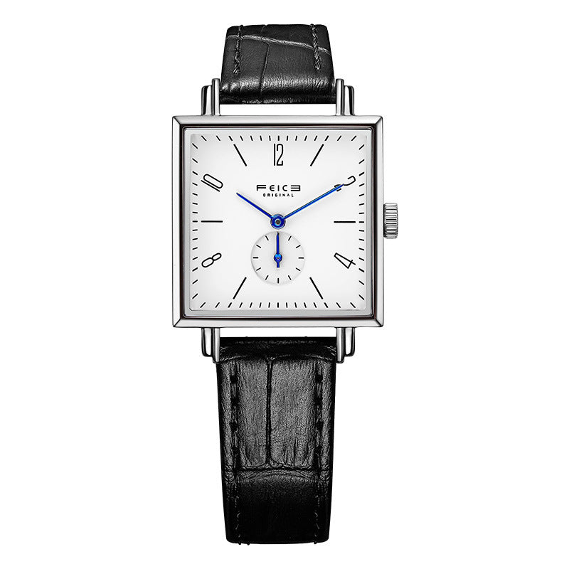 Men's And Women's Fashion Simple Square Quartz Watch