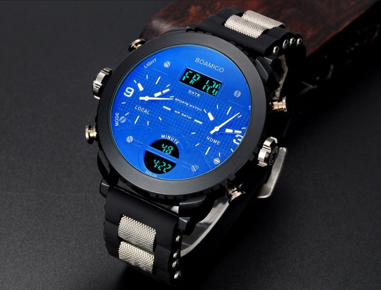 Boamigo™ Men's LED Digital Quartz Military Sports Watch