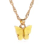 MINI COLORFUL BUTTERFLY" NECKLACE