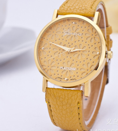 Geneva Flower Wrist Watch