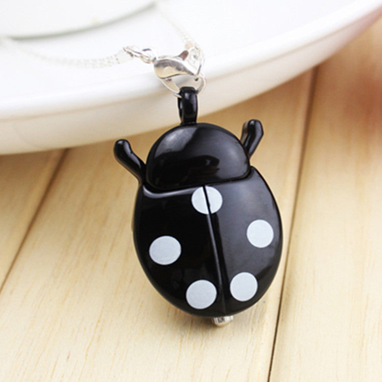 Cartoon beetle hanging chain pocket watch