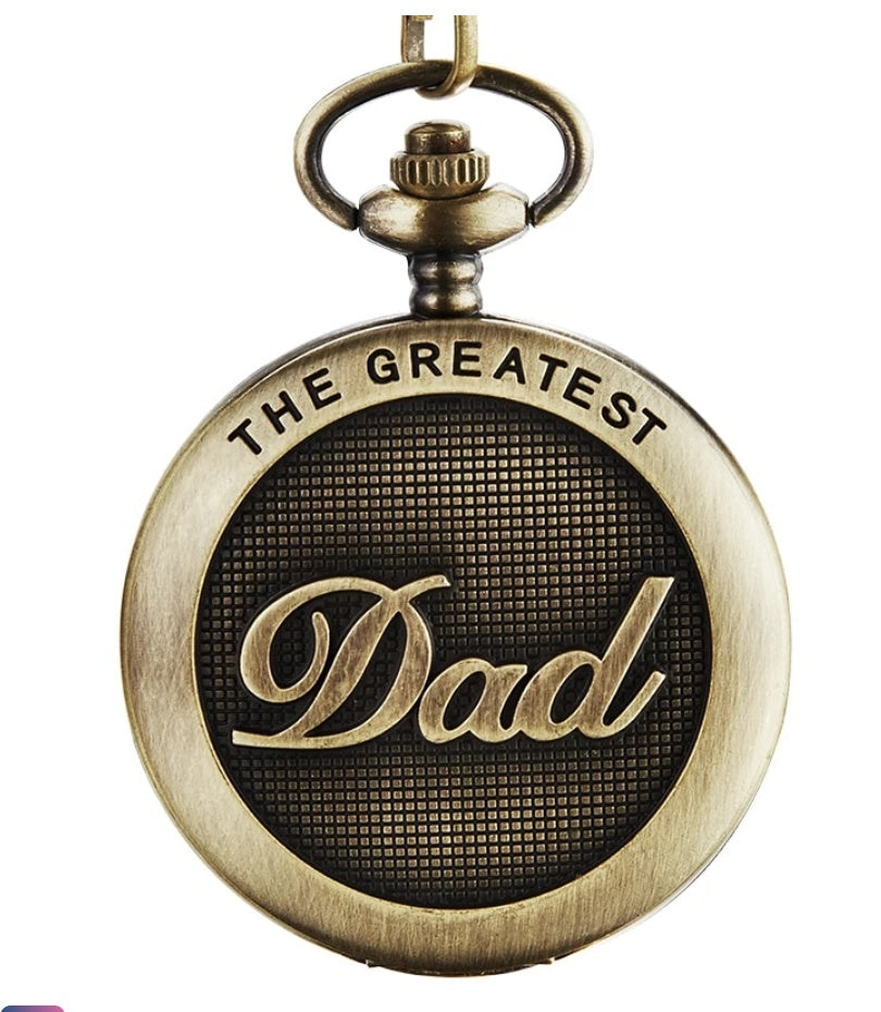 DAD grandpa necklace watch