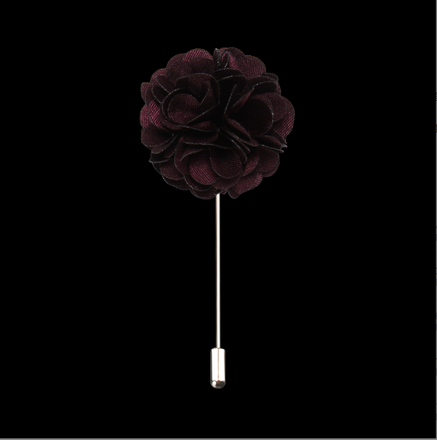 Fashion Men Suit Accessories Floral Brooch