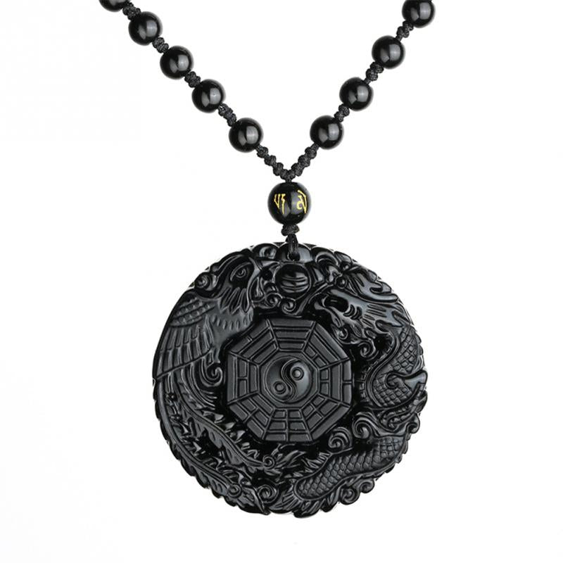 Lucky Pendant Black Chains