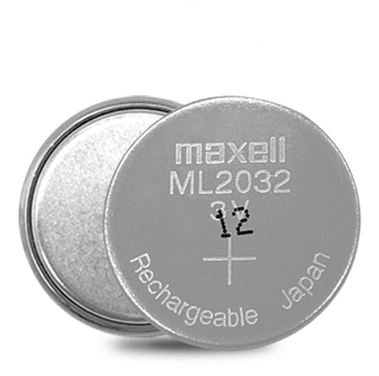 Button Battery ML2032 3V Rechargeable Battery