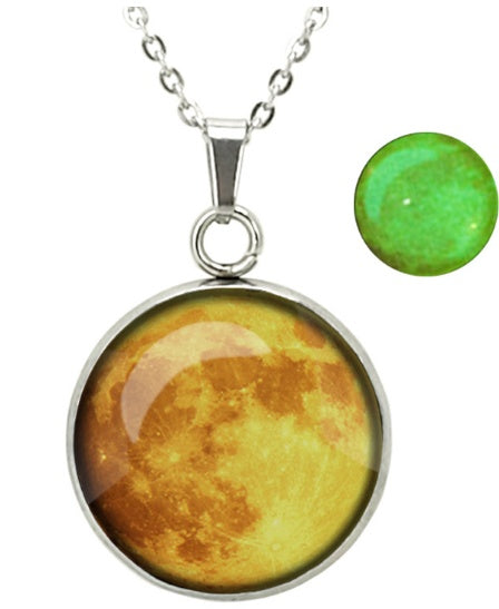 Glow Moon Necklace For Women Jewelry