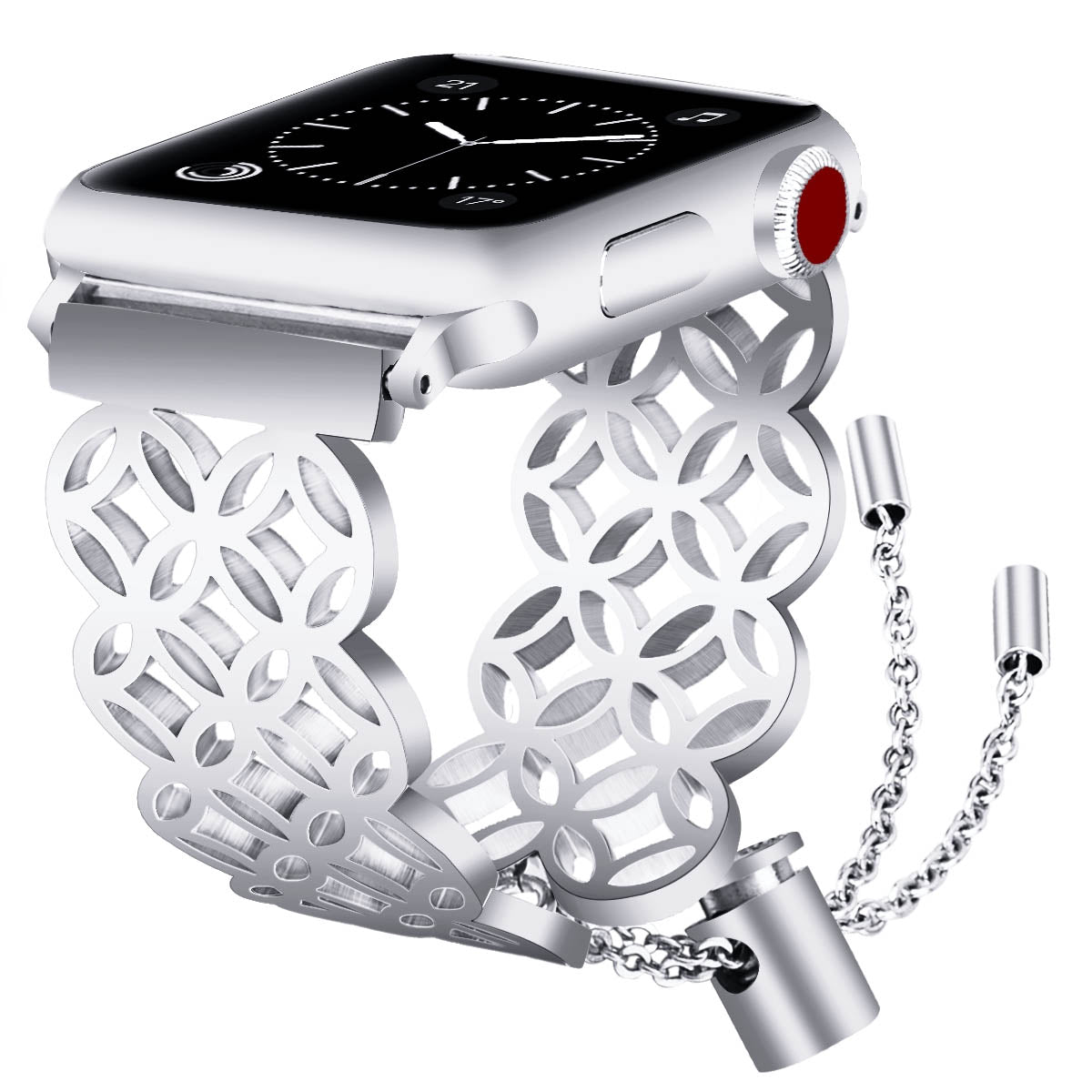 Compatible with Apple, High Quality Butterfly Flower Bands For Watch Stainless Steel Bracelet For Iwatch Series