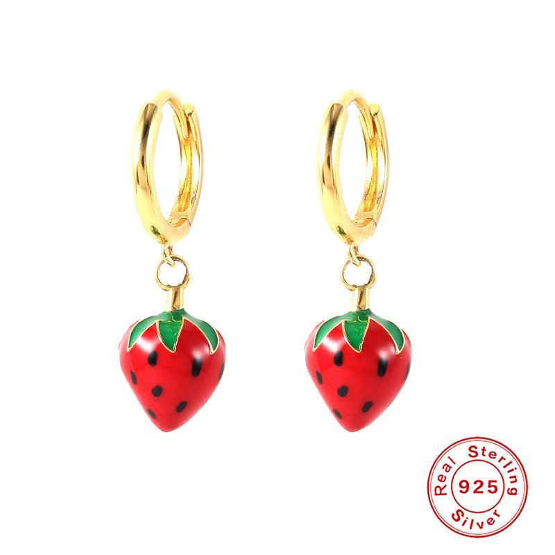 Fruit Pendant Drop Oil Earring Earrings Fashion Simple Creative Earring Earrings