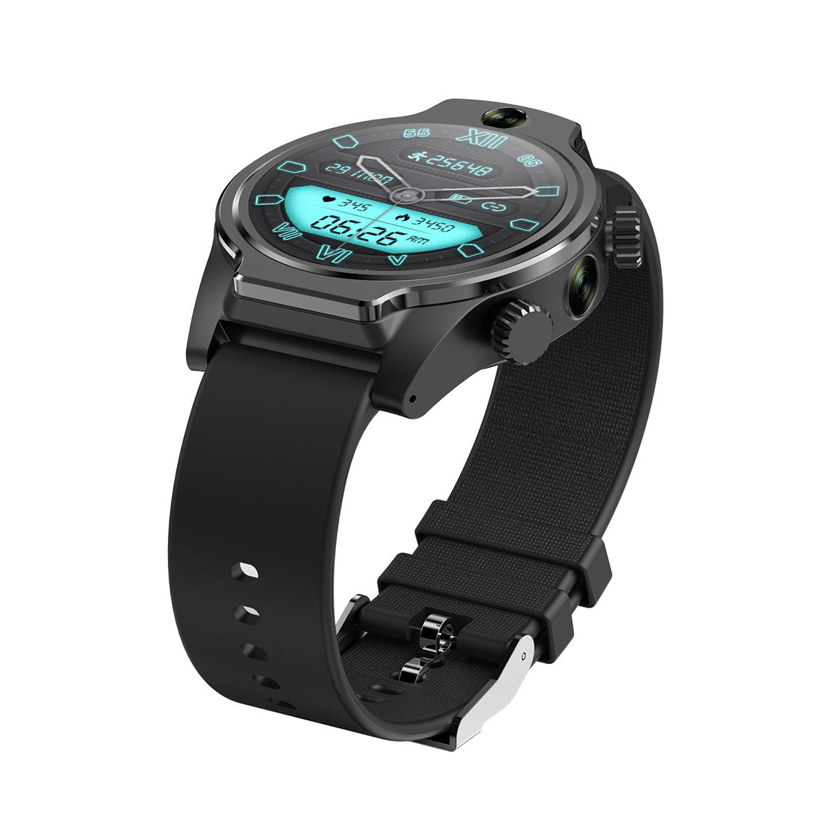 S08 Smartwatch IP68 Swimming Heart Rate Detection Dual Camera