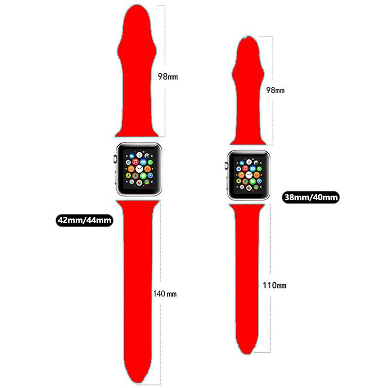 Compatible with Apple, Watch Iwatchse Printed Silicone Strap Pattern