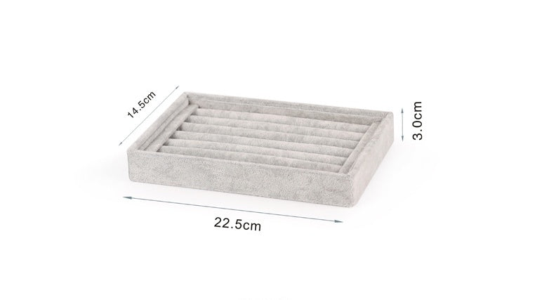 Versatile Jewelry Ring Plate Storage