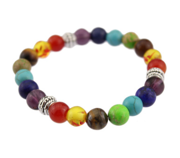 Universe Galaxy Eight Planets Solar System Guardian Star Natural Stone Beads Bracelet