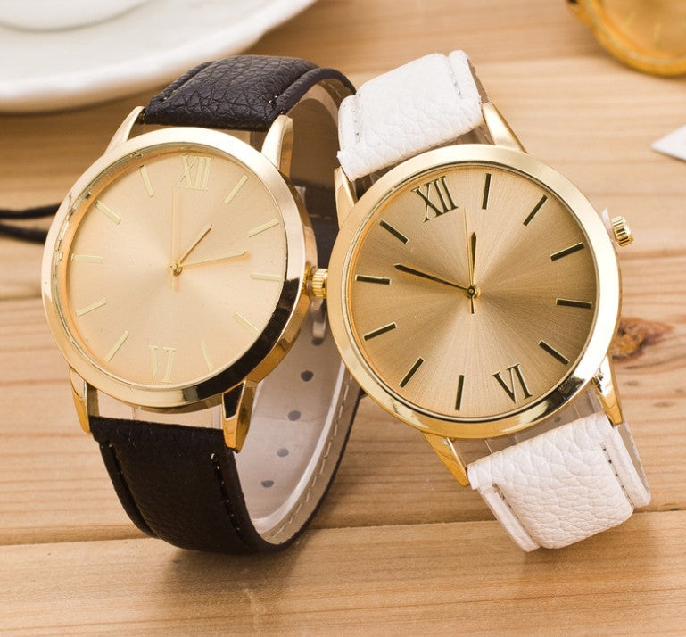 Hot selling business belt watch quartz watch Rome scale business lovers Watch