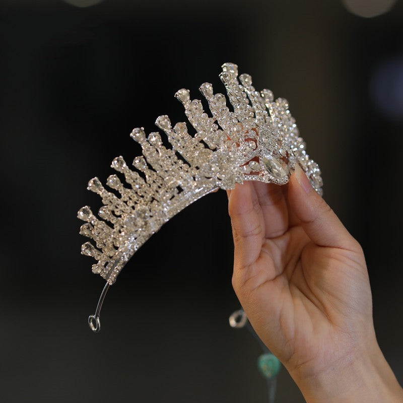 Bridal Wedding Dress Headdress Crown Alloy Rhinestone Temperament Sweet Luxury