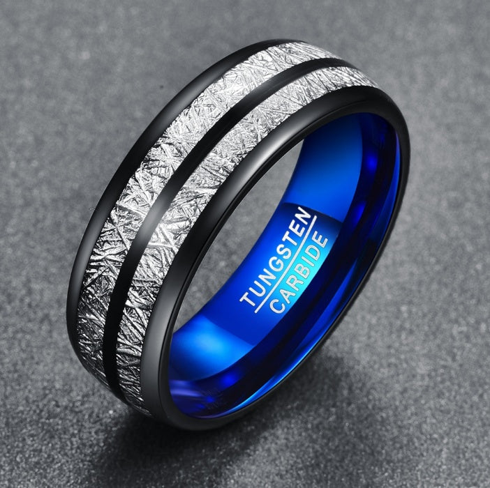 Modern 8mm Tungsten Carbide Couple Wedding Bands