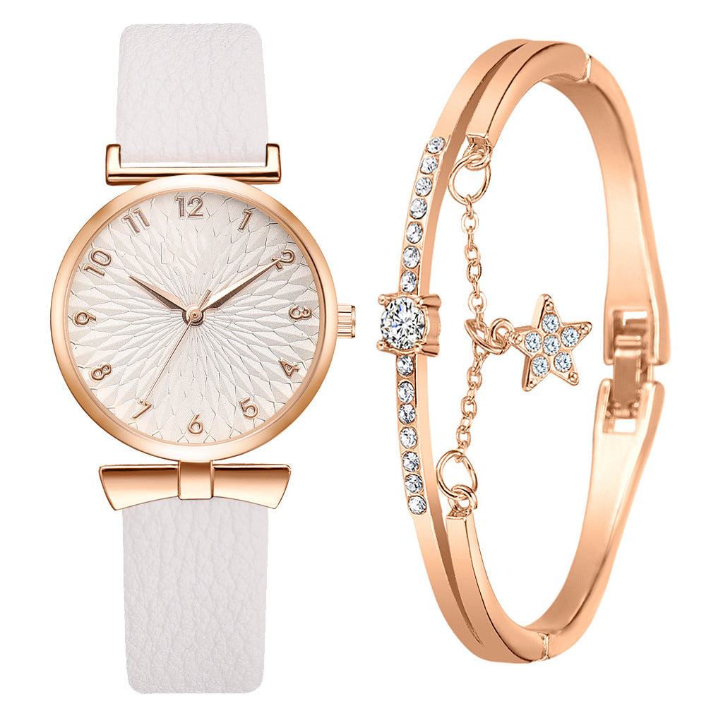 Women's Fashion Quartz Pu Strap Simple Fashion Watch Women's Watch Wholesale