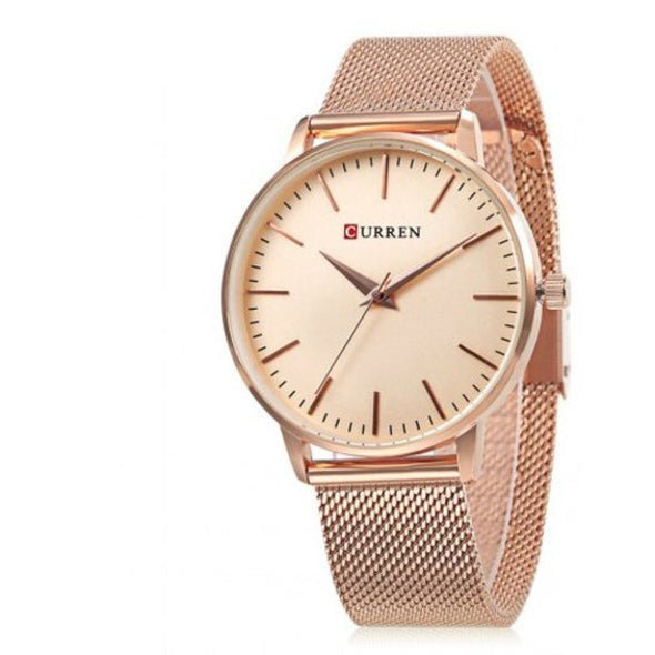 Thin Ladies Casual Simple Waterproof Quartz Watch