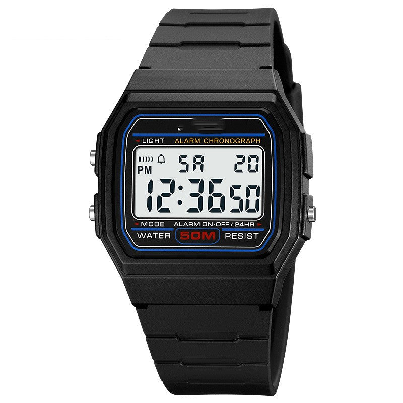 Multifunctional Waterproof Fashion Sports Electronic Watch