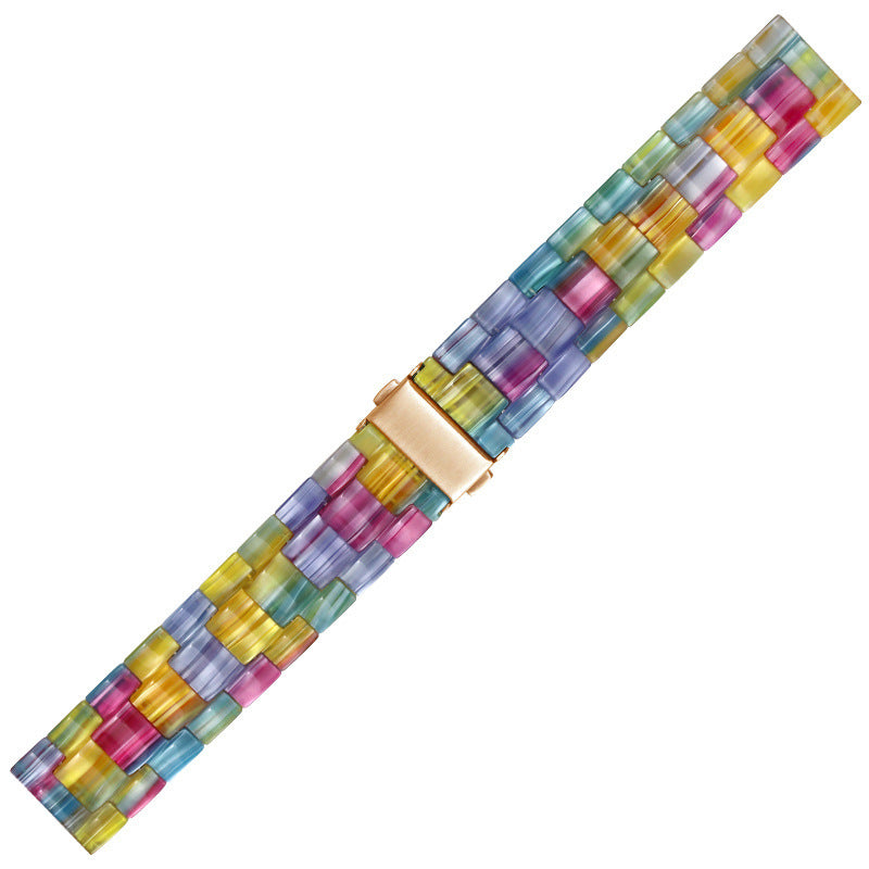 Glacier Rainbow Bracelet Resin Pogo Pin