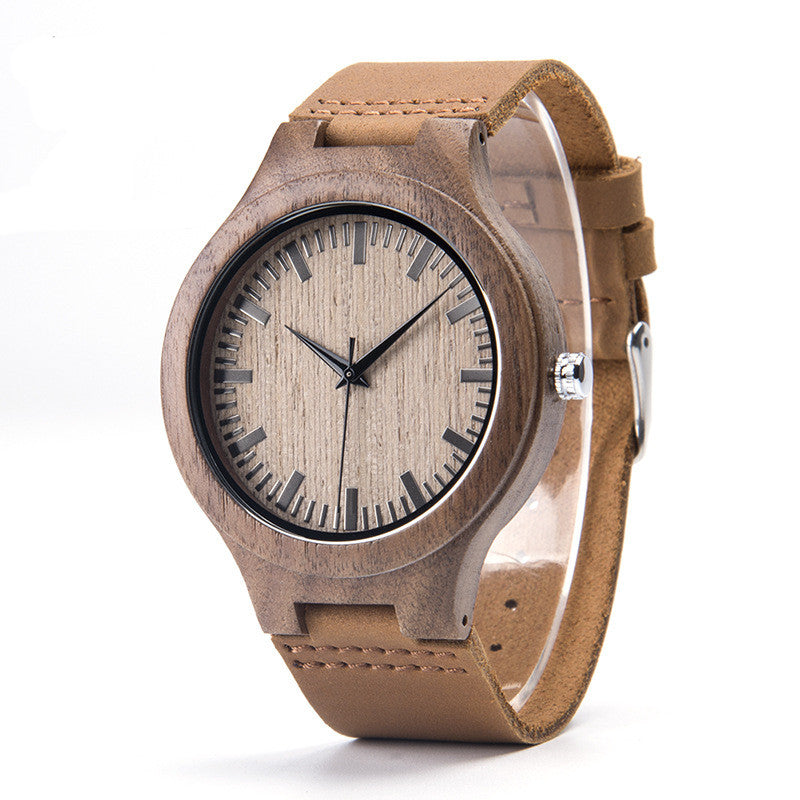 Wooden Watch In European And American Style