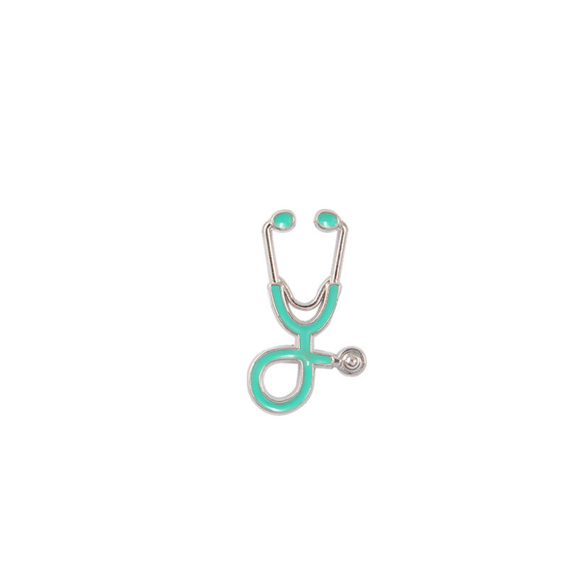 Doctor Who Brooch Cartoon Color Stethoscope Corsage