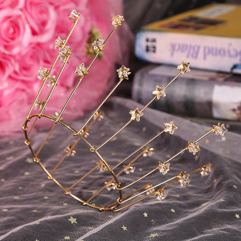 Bride Wedding Jewelry Handmade Star Crown