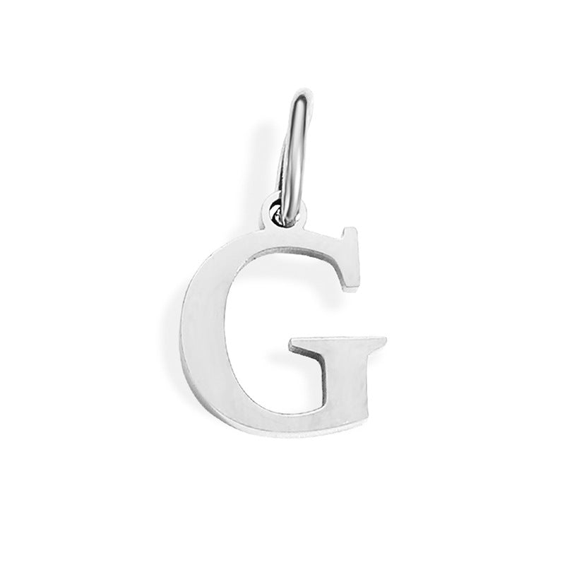 26 Letter Pendant Couple Bracelet Necklace English Pendant