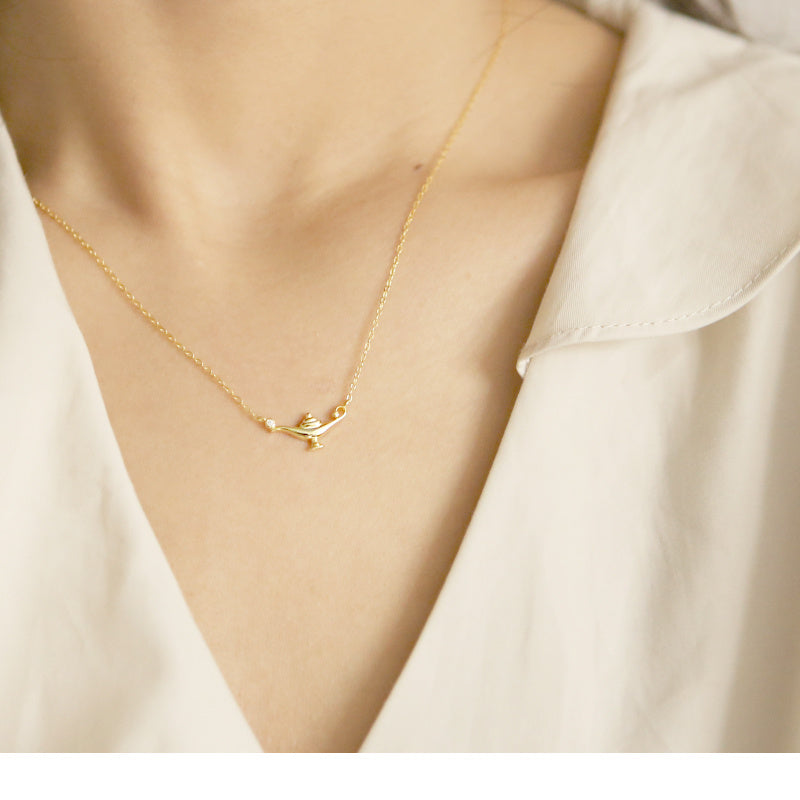 S925 gold-plated necklace