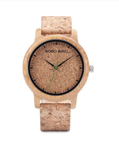 BOBO BIRD Natural Bamboo Watch